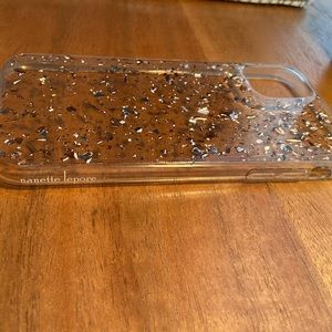 Iphone 11 nanette lenore rose gold foil clear case